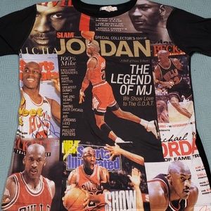 Michael Jordan Graphic Magazine T-Shirt